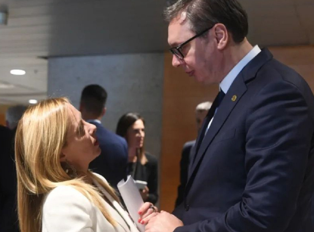 Vucic meets with Meloni