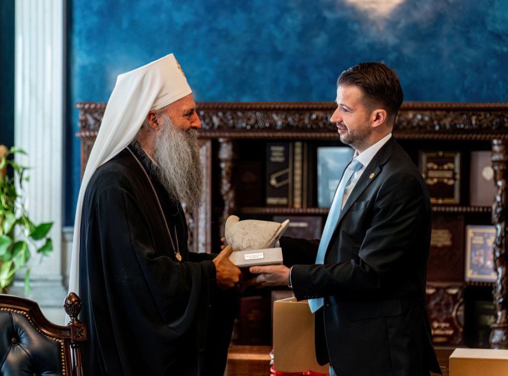 Patrijarh Porfirije razgovarao sa Milatovićem u Podgorici