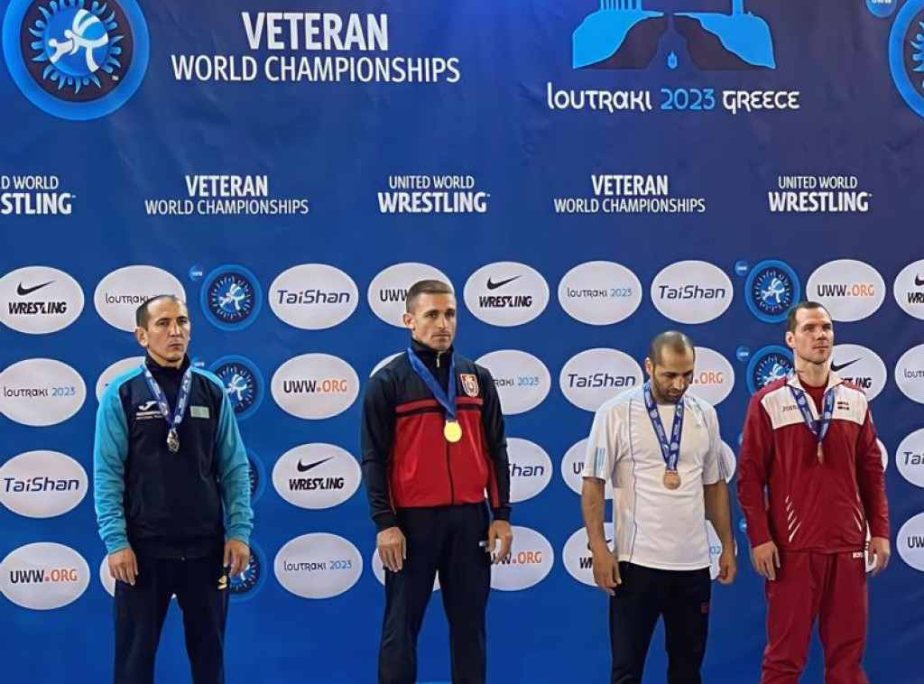 Srpski rvač Milan Marić osvojio zlato na Svetskom prvenstvu za veterane
