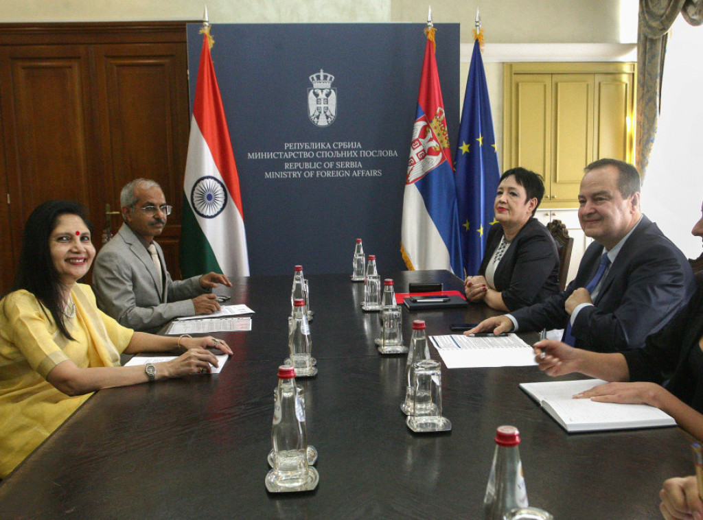 Ministar Dačić primio novoimenovanu ambasadorku Indije