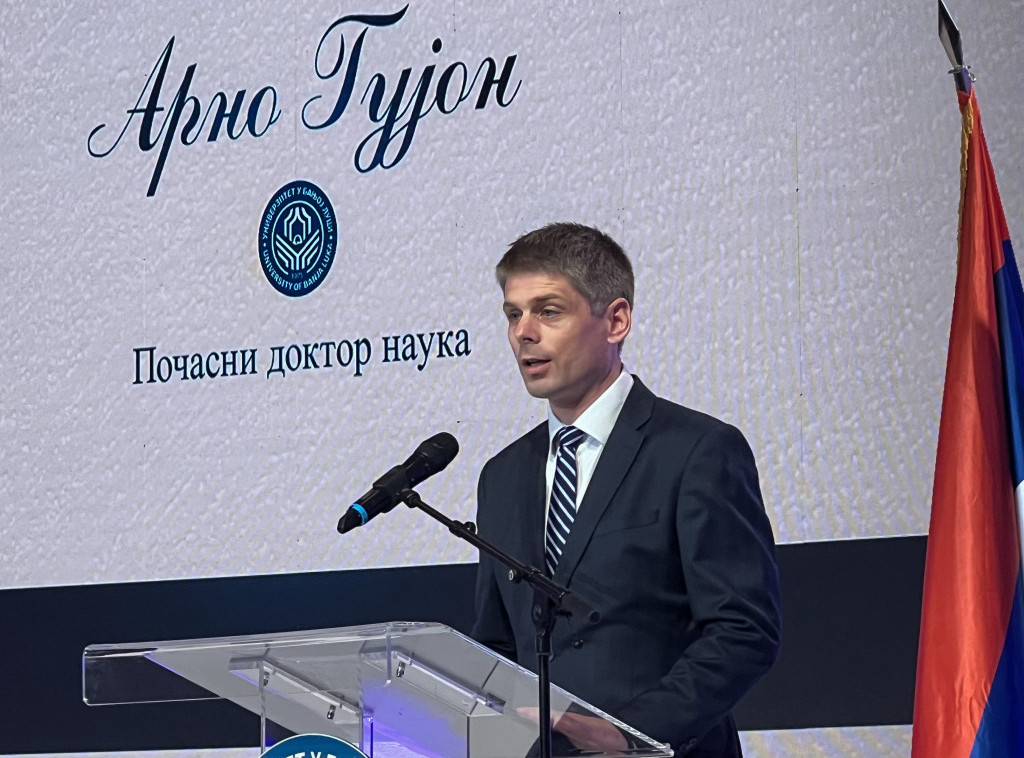 Arno Gujon dobio počasni doktorat Univerziteta u Banjaluci