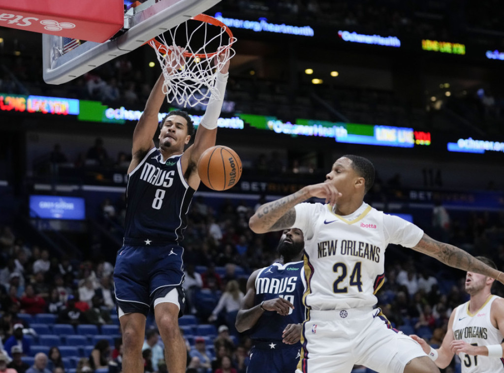 NBA: Košarkaši Dalasa pobedili Nju Orleans, Majami nadigrao San Antonio