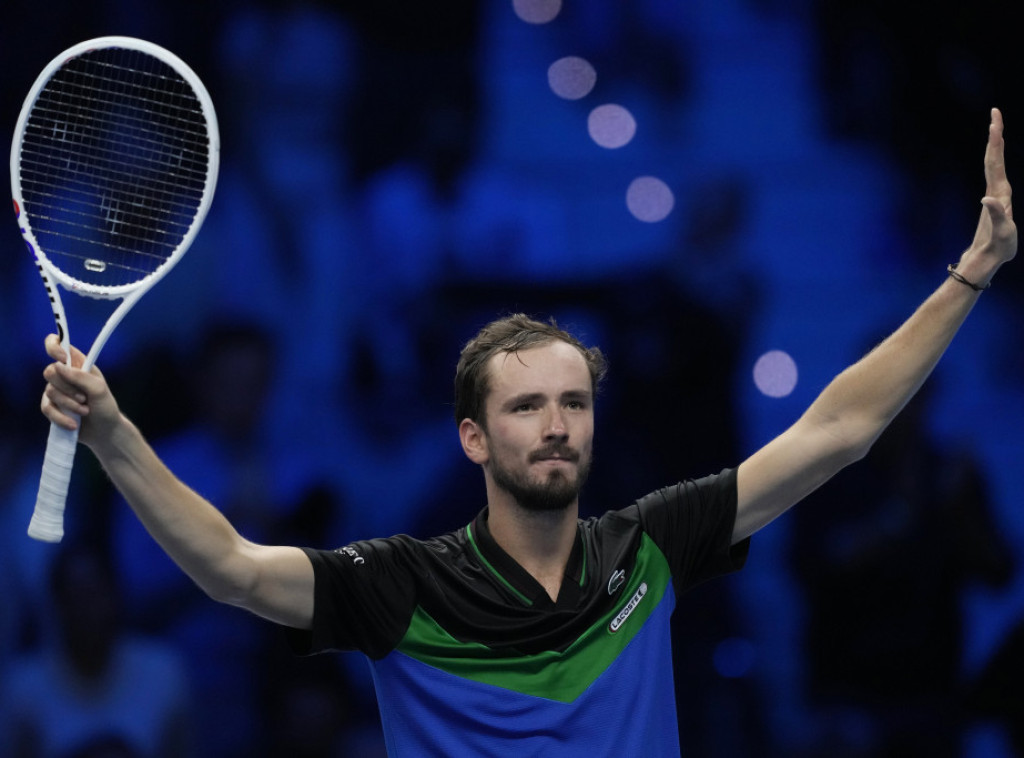 Medvedev bolji od Rubljova na završnom Mastersu u Torinu