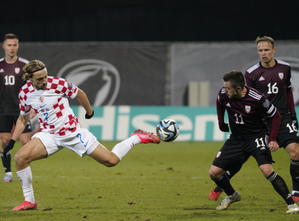 Fudbaleri Hrvatske pobedili u Letoniji i došli na korak od plasmana na EURO 2024