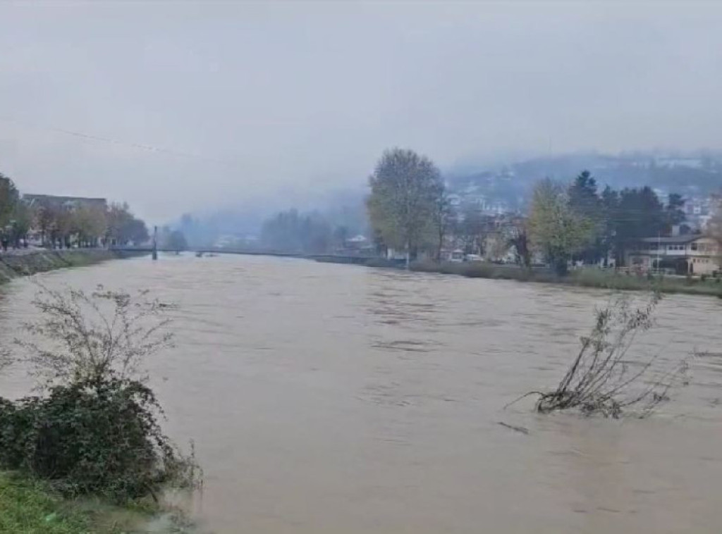 Vodostaj reke Lim kod Prijepolja od jutros u opadanju