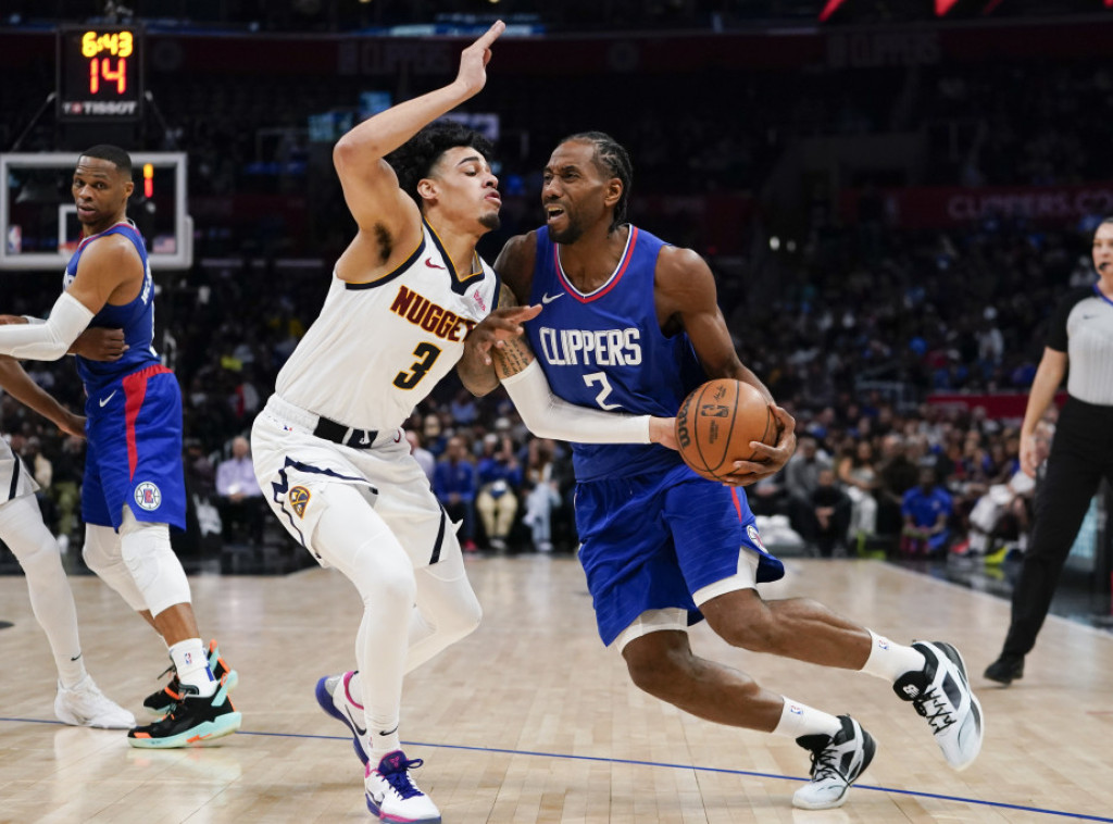 NBA: Denver bez Jokića pobedili Kliperse, Filadelfija deklasirala Lejkerse