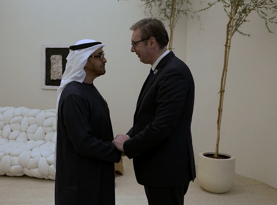Vucic meets with UAE president in Dubai