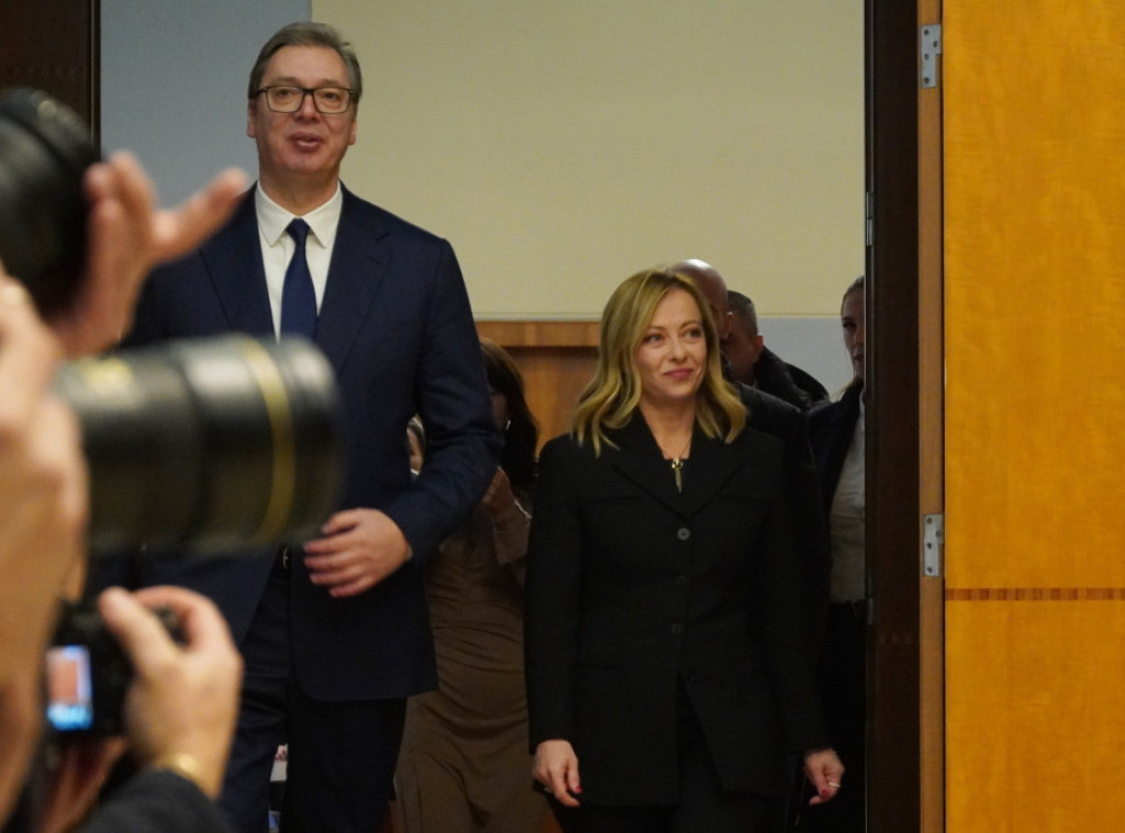 Vucic to host working dinner for Meloni