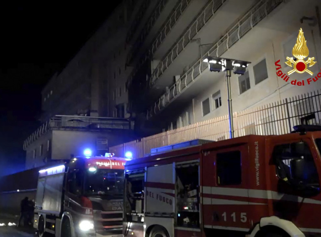 Rim: U požaru u bolnici stradale najmanje tri osobe, 200 pacijenata evakuisano