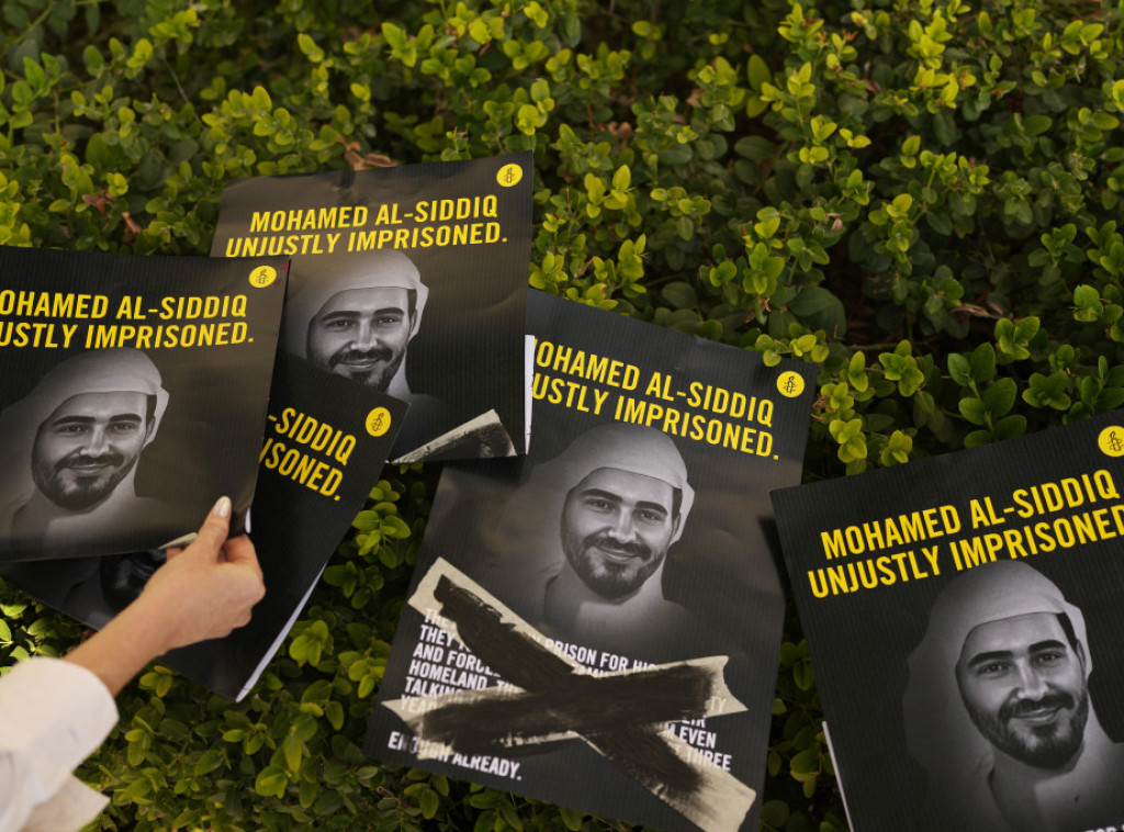 Na samitu COP28 UN u Dubaiju organizovan protest zbog zatvaranja aktivista