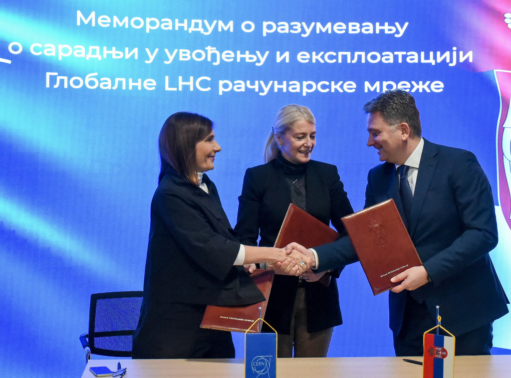 Potpisan Memorandum o razumevanju sa CERN-om, Srbija postala deo Globalne LHC mreže