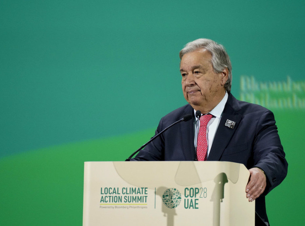 Gutereš pozvao lidere COP28 na dogovor o većem smanjenju štetnih emisija