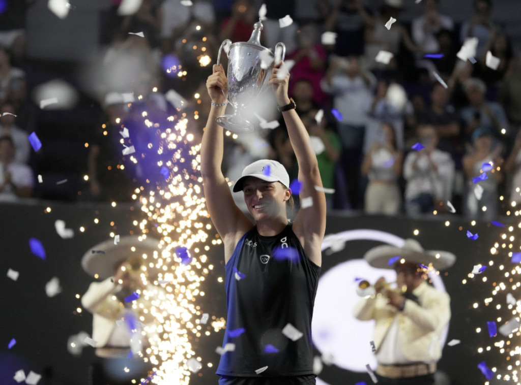 WTA: Poljska teniserka Iga Švjontek proglašena za igračicu godine