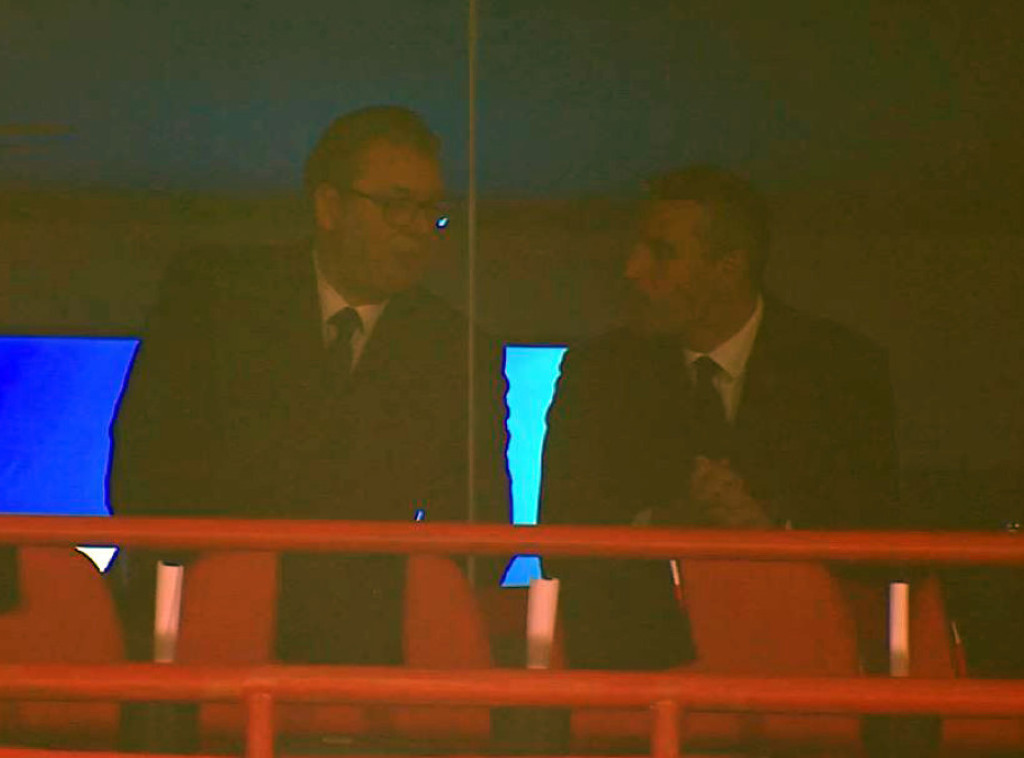 Vučić i Haldun Al Mubarak zajedno gledali meč Crvene zvezde i Mančester Sitija