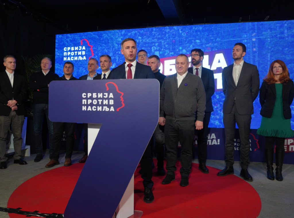 Serbia Against Violence will not run in Saturday's partial repeat elections