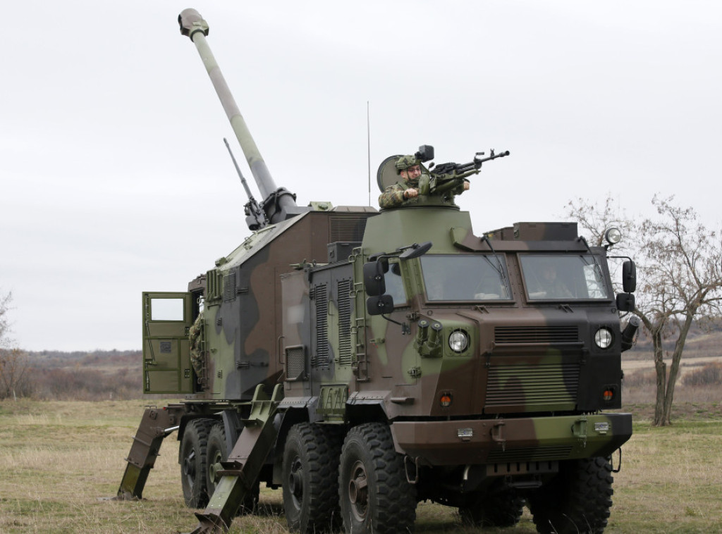 U okolini Niša održana obuka borbenih posluga na savremenim artiljerijskim sredstvima