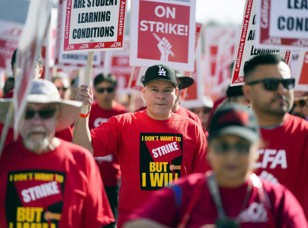 Više od 30.000 zaposlenih na Univerzitetu u Kaliforniji započeli štrajk