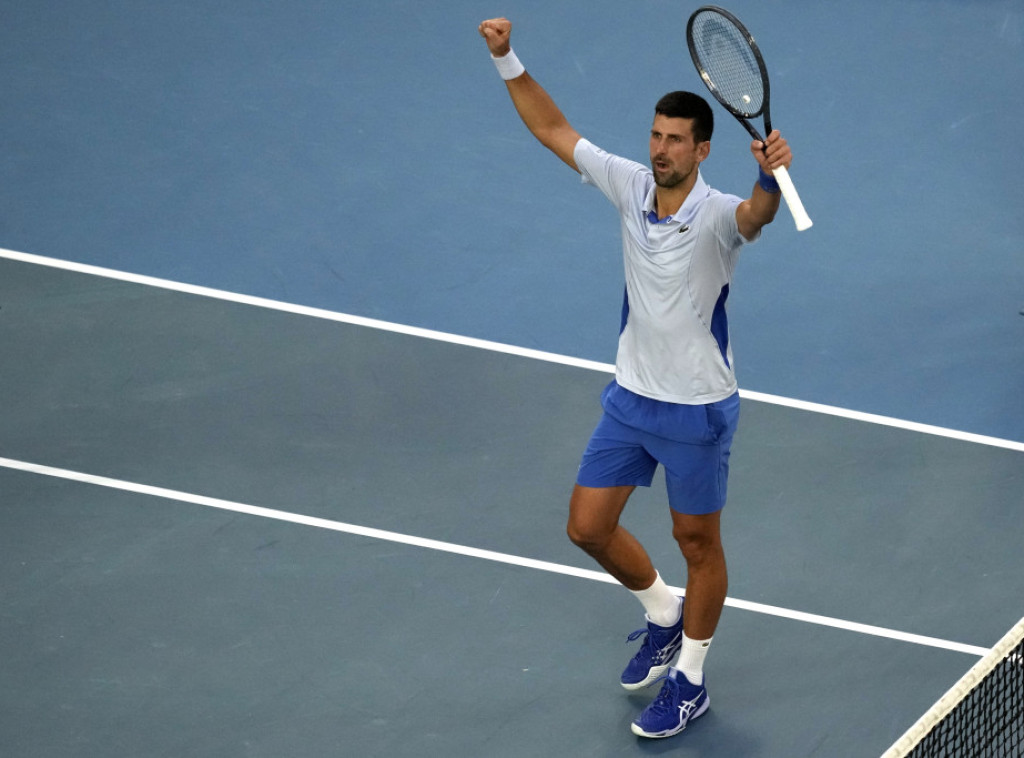 Novak Đoković igraće sutra od 4.30 časova protiv Janika Sinera u polufinalu Australijan opena