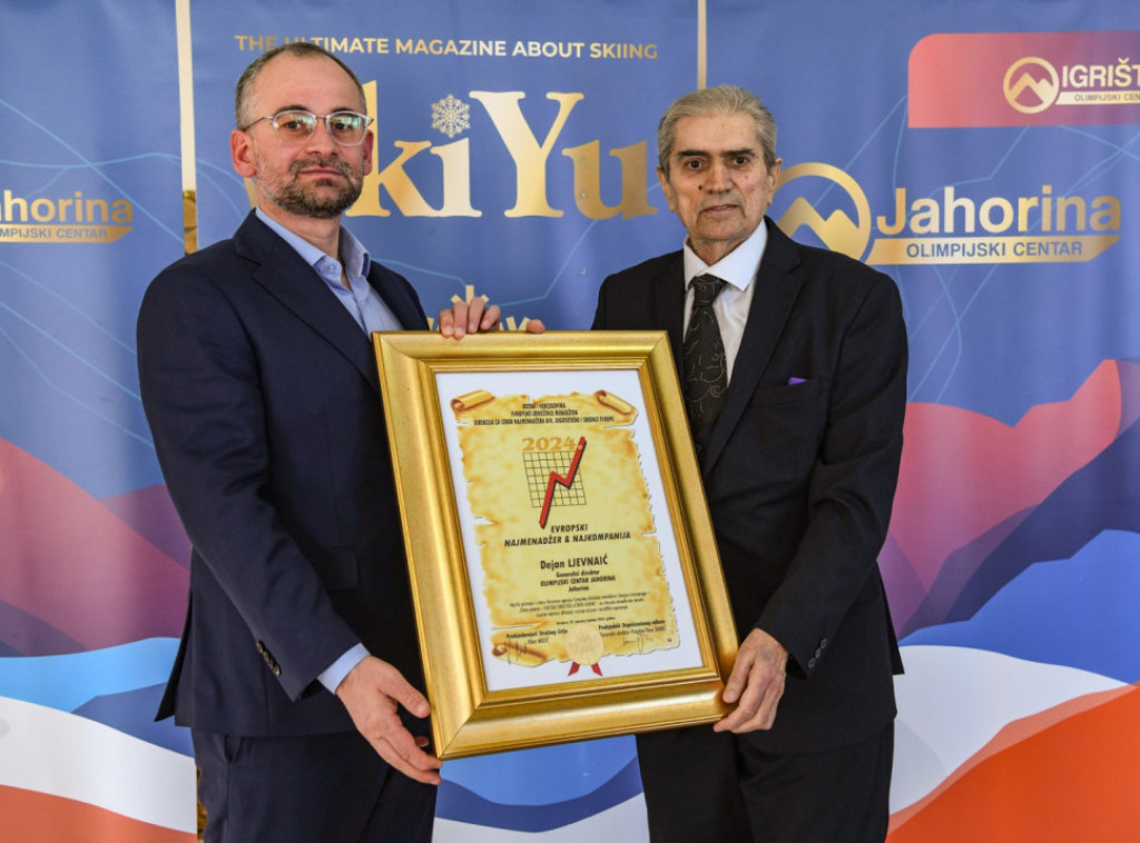 Direktoru OC Jahorina uručena nagrada "Svetska turistička ličnost godine"