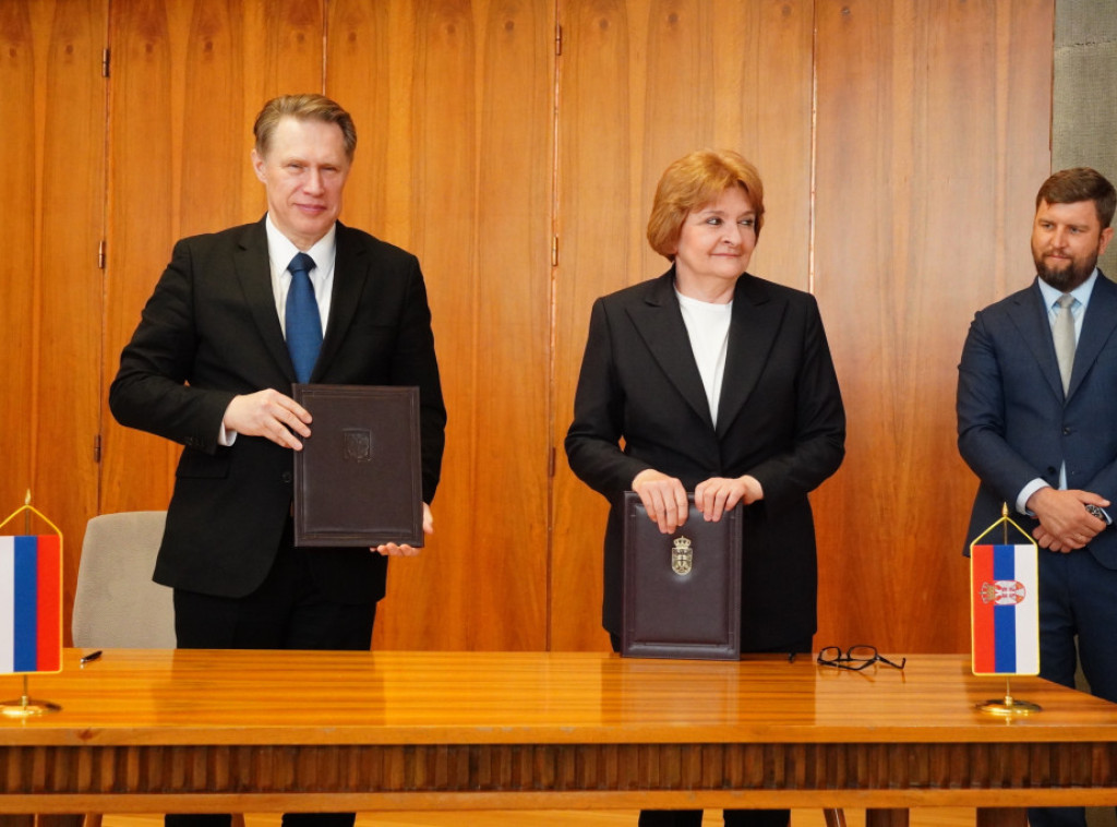 Potpisan Memorandum o saradnji između ministarstava zdravlja Srbije i Rusije