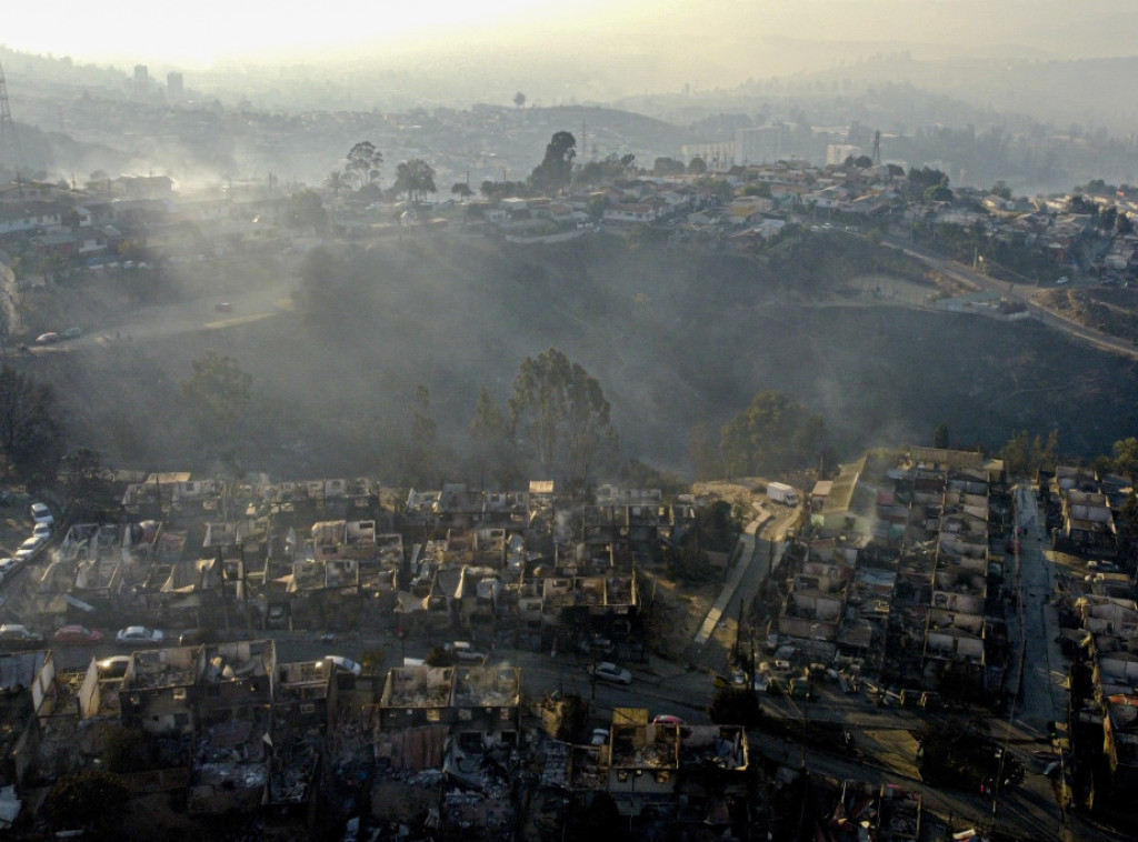 Broj žrtava požara u Čileu povećao se na 131, više od 300 ljudi vodi se kao nestalo
