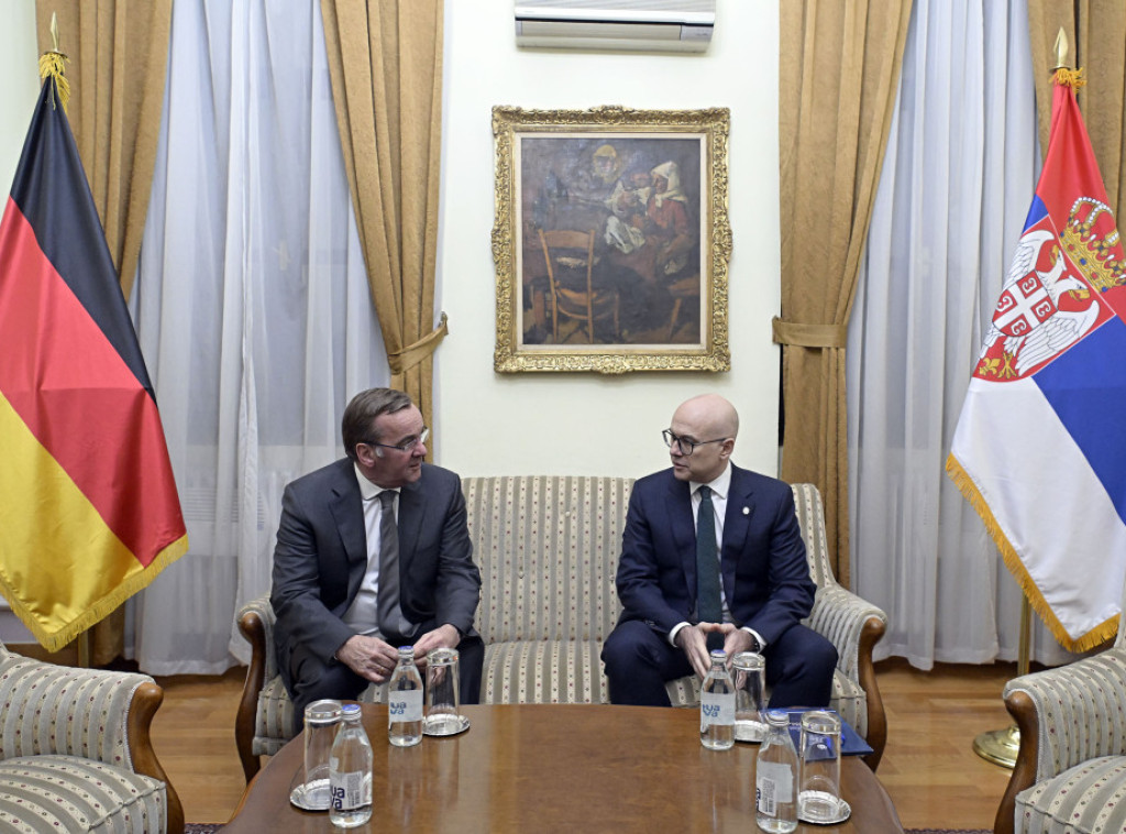 Vučević sa Pistorijusom: Nastojaćemo da unapredimo bilateralne odnose dve zemlje