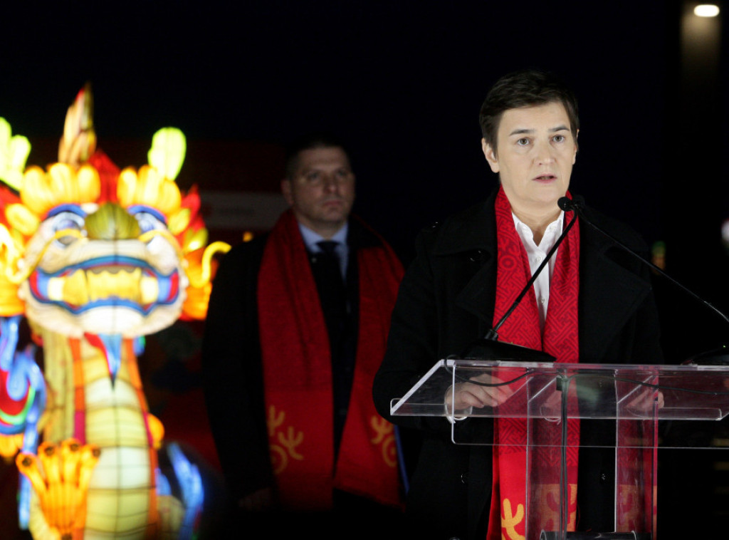 Brnabić na proslavi Kineske nove godine zahvalila Kini povodom stava o KiM