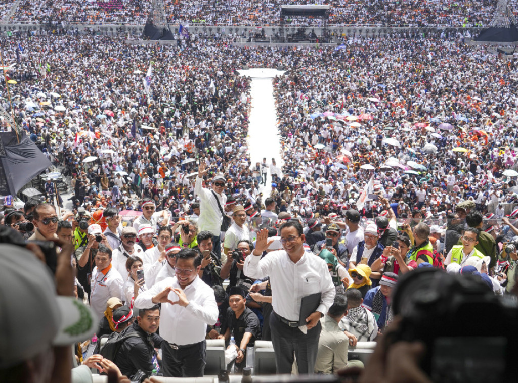 Indonezija: Završni su skupovi pristalica predsedničkih kandidata u finišu predizborne kampanje