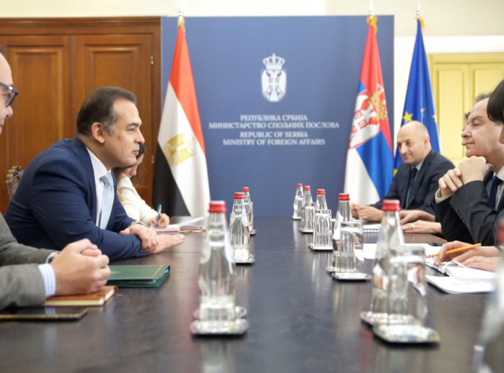 Dacic thanks ambassador for Egypt's understanding regarding Kosovo-Metohija issue