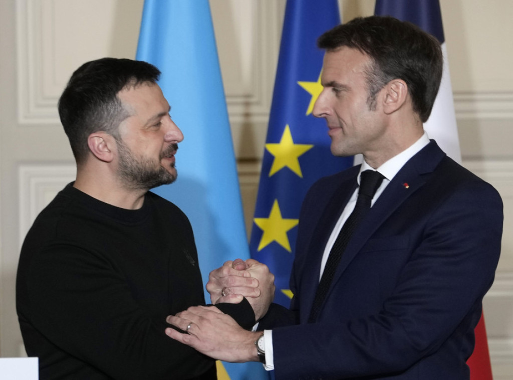 Zelenski će se u ponedeljak sastati sa Makronom u Parizu