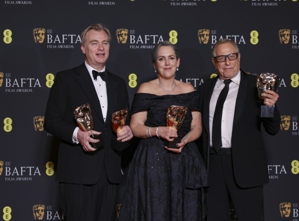 Film Kristofera Nolana "Openhajmer" osvojio najviše BAFTA nagrada
