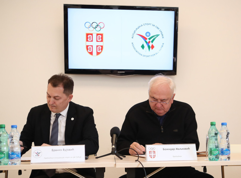 Potpisan Memorandum o saradnji između OKS i Asocijacije Sport za sve Srbije