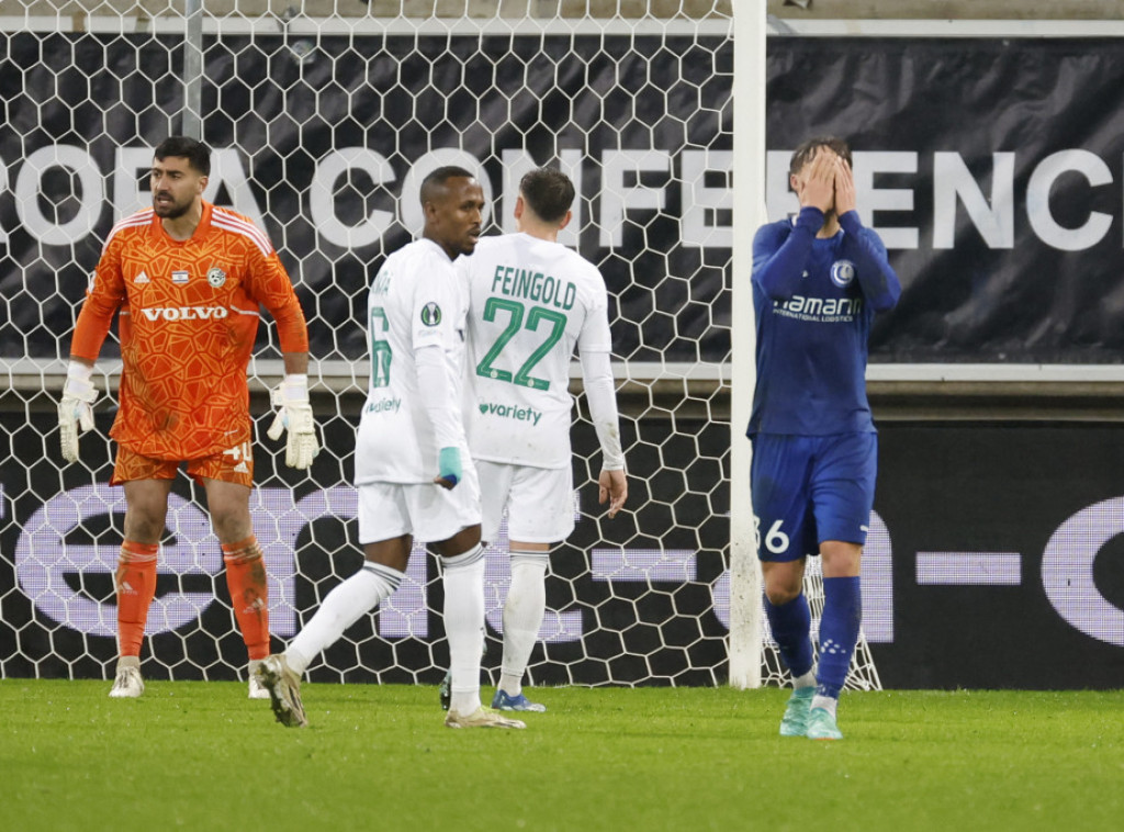 Fudbaleri Makabija remizirali protiv Genta i plasirali se u osminu finala Lige konferencije