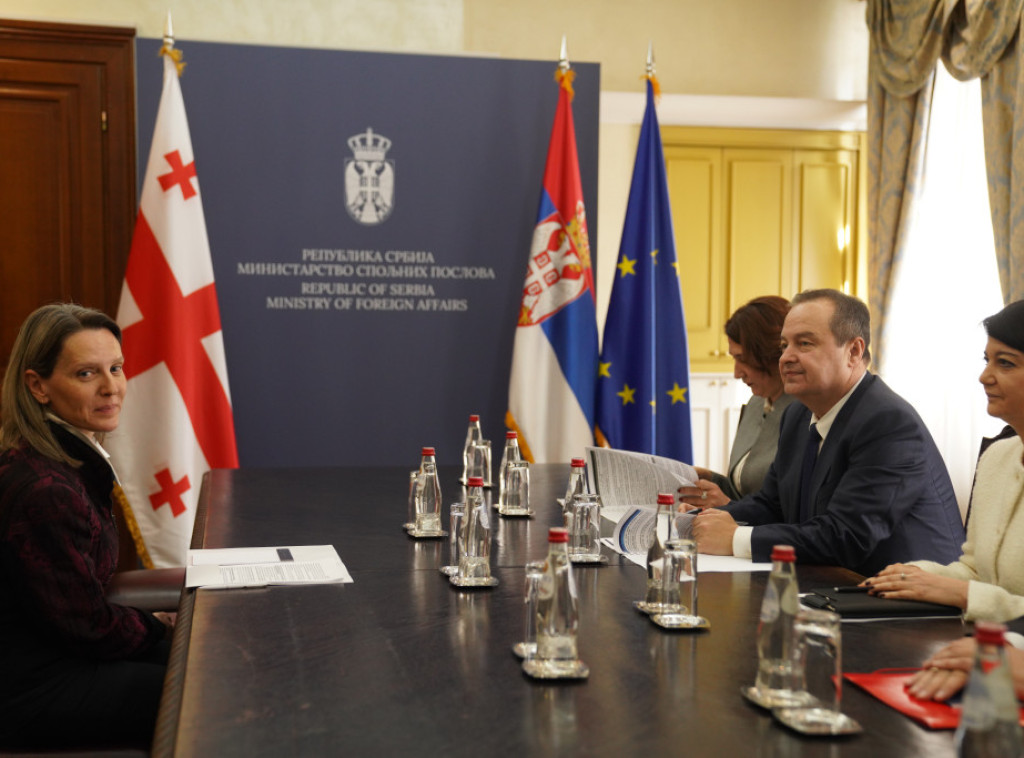 Ministar Dačić razgovarao sa otpravnicom poslova Kancelarije Ambasade Gruzije