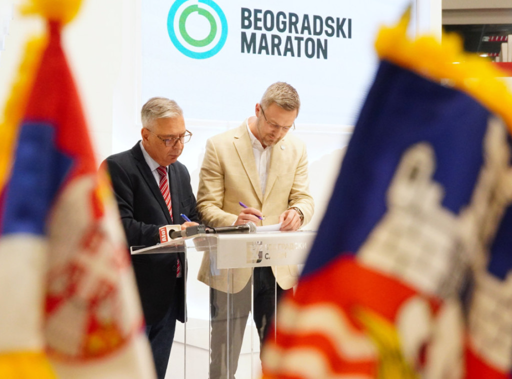 Turistička organizacija Beograda i zvanično uz Beogradski maraton, Popović i Habuš potpisali protokol o saradnji
