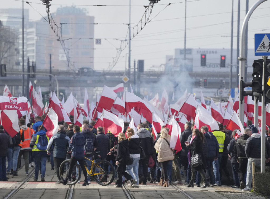 Hiljade poljoprivrednika protestuju u Varšavi, uz njih rudari i autoprevoznici