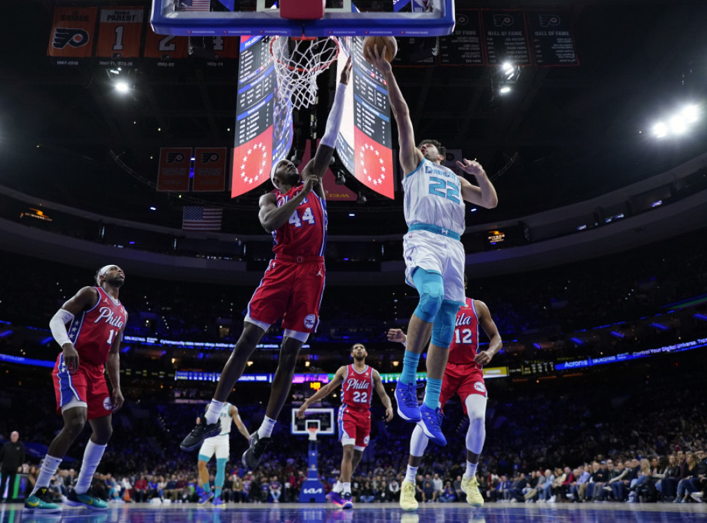 NBA: Filadelfija bolja od Šarlota, 13 poena i sedam asistencije Micića