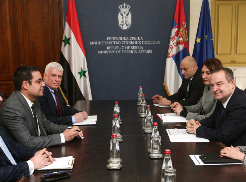 Dacic receives new Syrian ambassador to Serbia