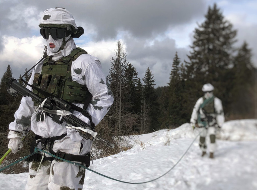 Zimska obuka pripadnika 72. brigade za specijalne operacije