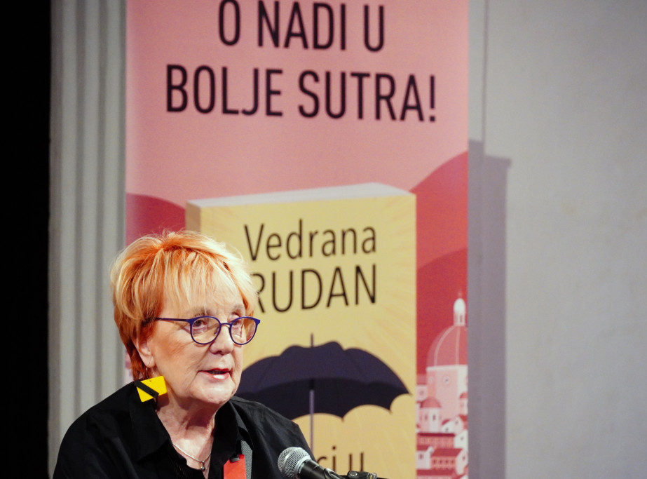 Vedrana Rudan: "Crnci u Firenci" nije ni srpska, ni hrvatska, već je sada svetska priča