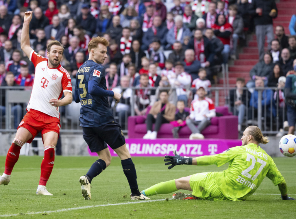 Fudbaleri Bajerna postigli osam golova u pobedi protiv Majnca, het-trik Kejna