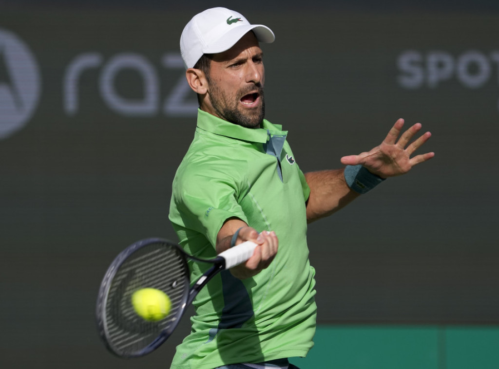 Djokovic beats Vukic in Indian Wells second round