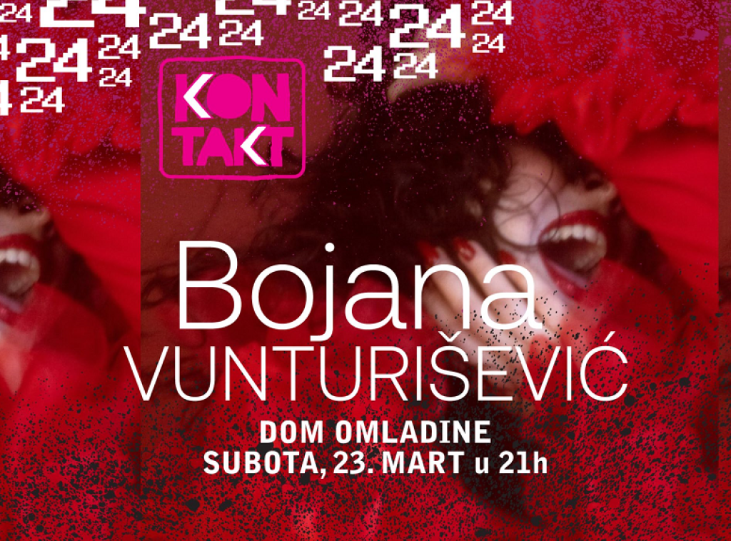 Pevačica Bojana Vunturišević nastupiće 23. marta u Domu omladine
