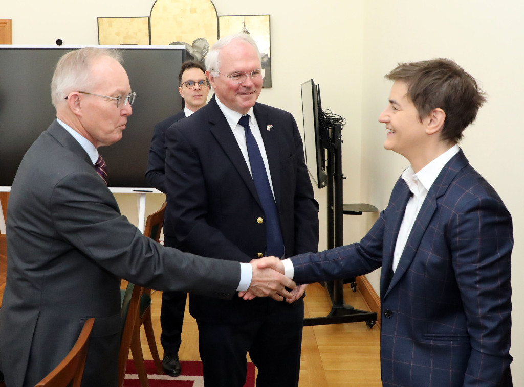 Brnabic meets with OSCE, US ambassadors