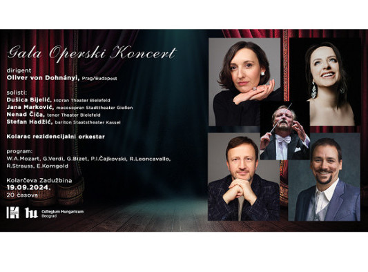 Gala operski koncert 19. septembra otvara sezonu koncerata u Kolarcu