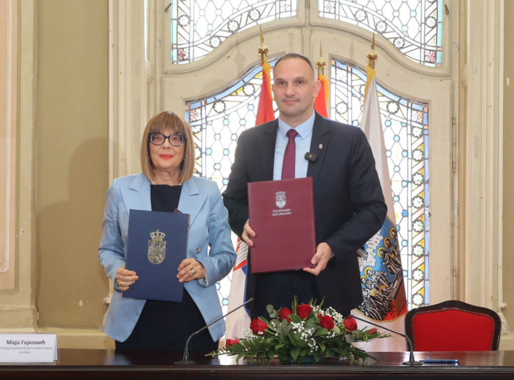 Potpisan Ugovor za pojekat Zrenjanin - Prestonica kulture Srbije 2025. godine