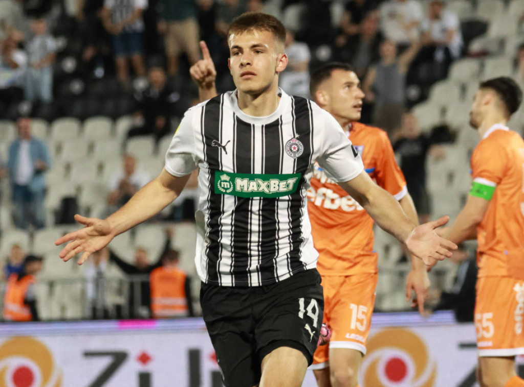 Fudbaleri Partizana golom Baždara savladali Spartak iz Subotice