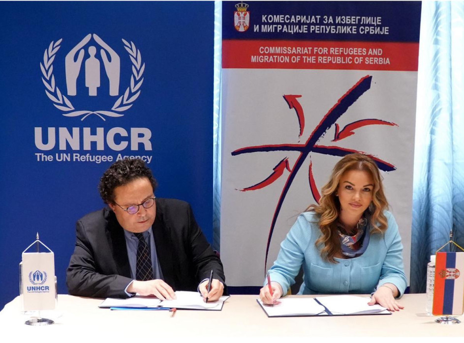 Nataša Stanisavljević potpisala Pismo o razumevanju sa predstavnikom UNHCR-a u Srbiji