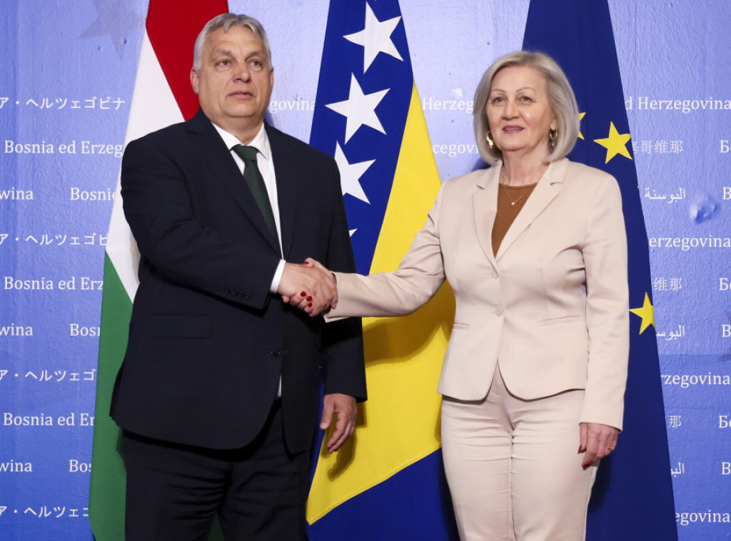 Viktor Orban sastao se u Sarajevu sa predsedavajućom Saveta ministara BiH Borjanom Krišto
