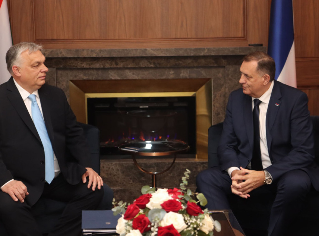 Počeo sastanak Dodika i Orbana u Banjaluci